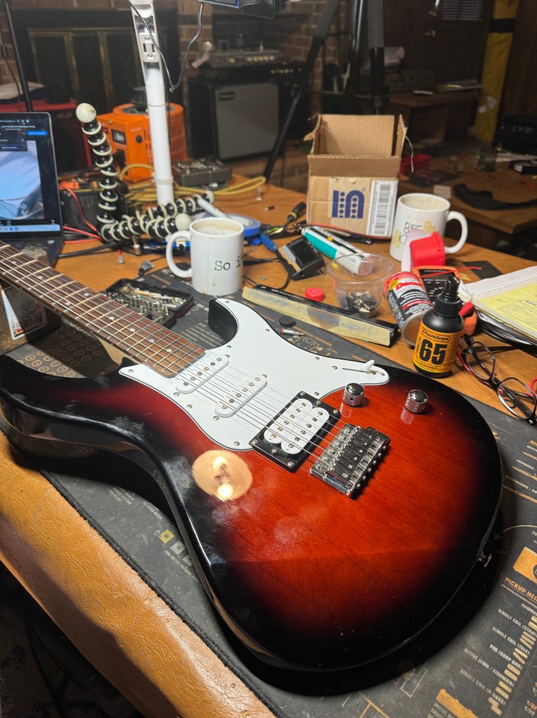 Electric guitar from japan mid setup.